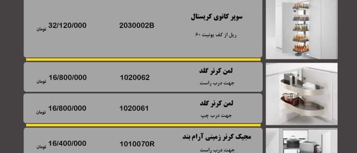 لیست قیمت
