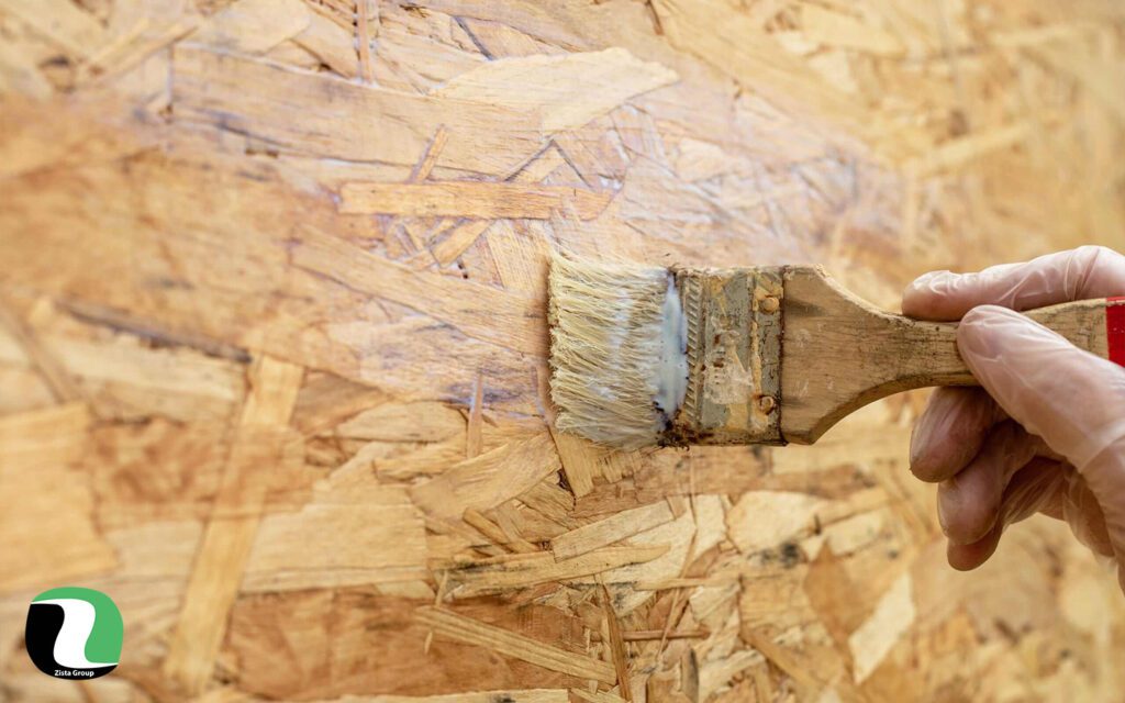 رنگ پذیری OSB